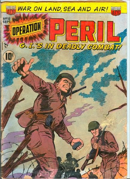 Operation Peril Number 12 War Comic Book