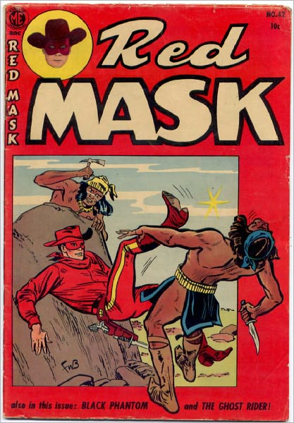 Red Mask Number 42 Western Comic Book