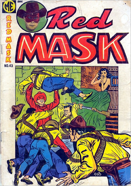 Red Mask Number 43 Western Comic Book