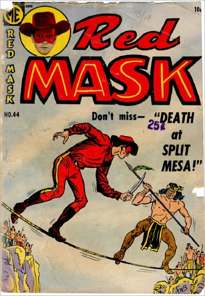 Red Mask Number 44 Western Comic Book