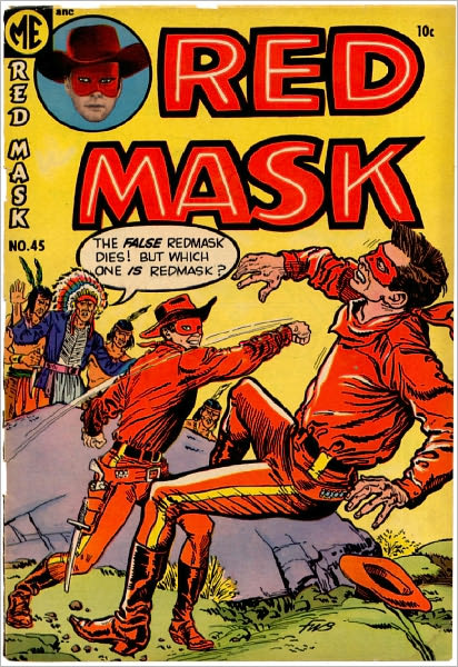 Red Mask Number 45 Western Comic Book