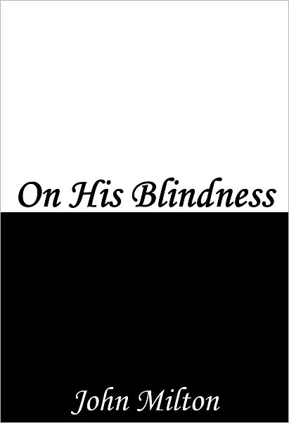 On His Blindness