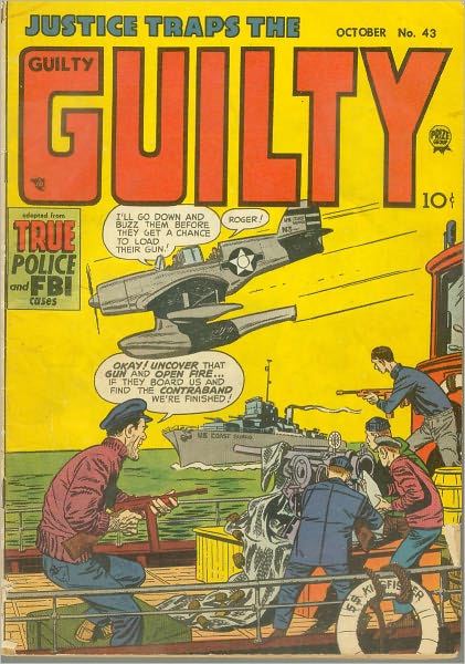 Justice Traps the Guilty Number 43 Crime Comic Book