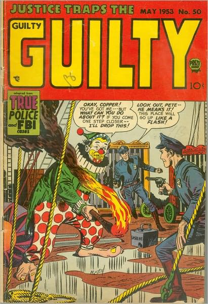 Justice Traps the Guilty Number 50 Crime Comic Book