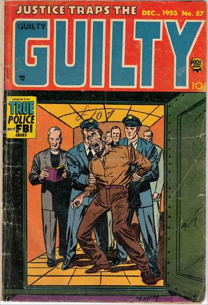 Justice Traps the Guilty Number 57 Crime Comic Book