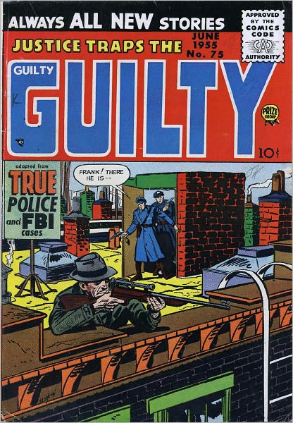 Justice Traps the Guilty Number 75 Crime Comic Book