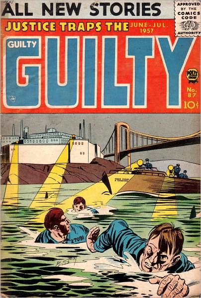 Justice Traps the Guilty Number 87 Crime Comic Book