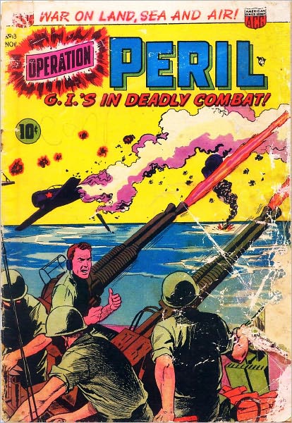 Operation Peril Number 13 War Comic Book