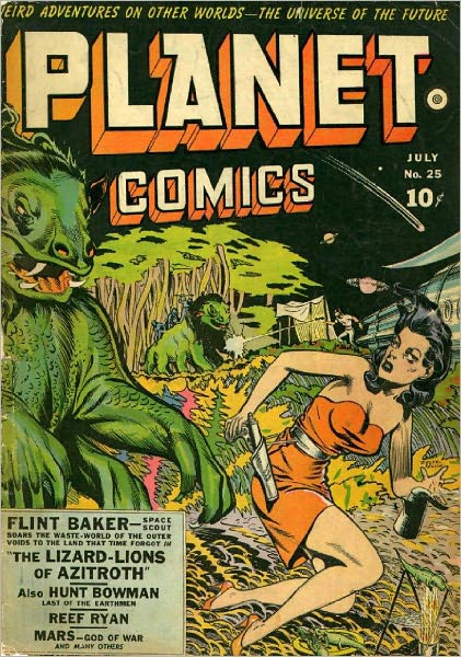 Planet Comics Number 25 Fantasy Comic Book