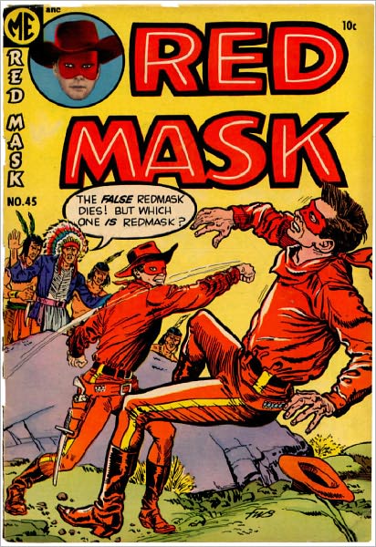Red Mask Number 45 Western Comic Book