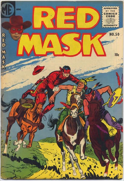 Red Mask Number 50 Western Comic Book