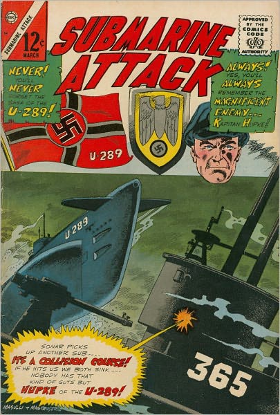 Submarine Attack Number 54 War Comic Book