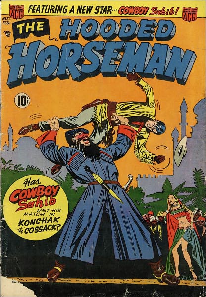 The Hooded Horseman Number 27 Western Comic Book