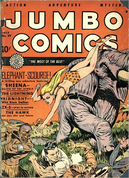 Jumbo Comics Number 29 Action Comic Book