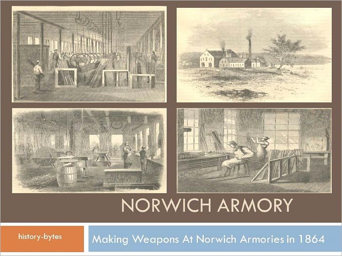 Norwich Connecticut Armory in 1864