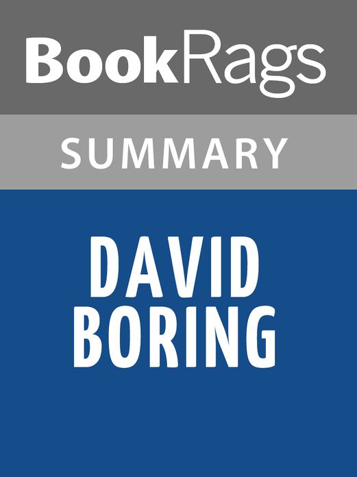 David Boring by Daniel Clowes l Summary & Study Guide