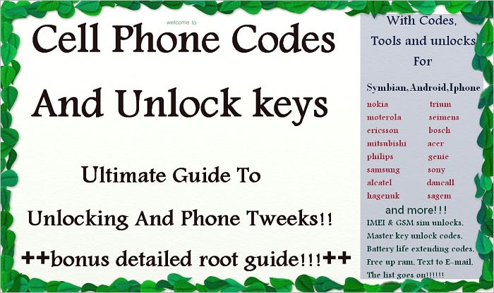 Cell phone unlock codes and more- Ultimate Guide