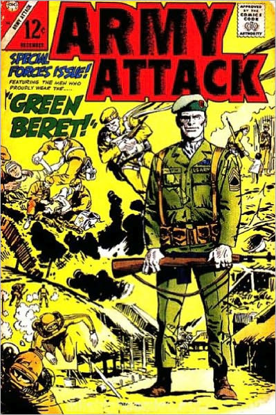 Army Attack Number 46 War Comic Book