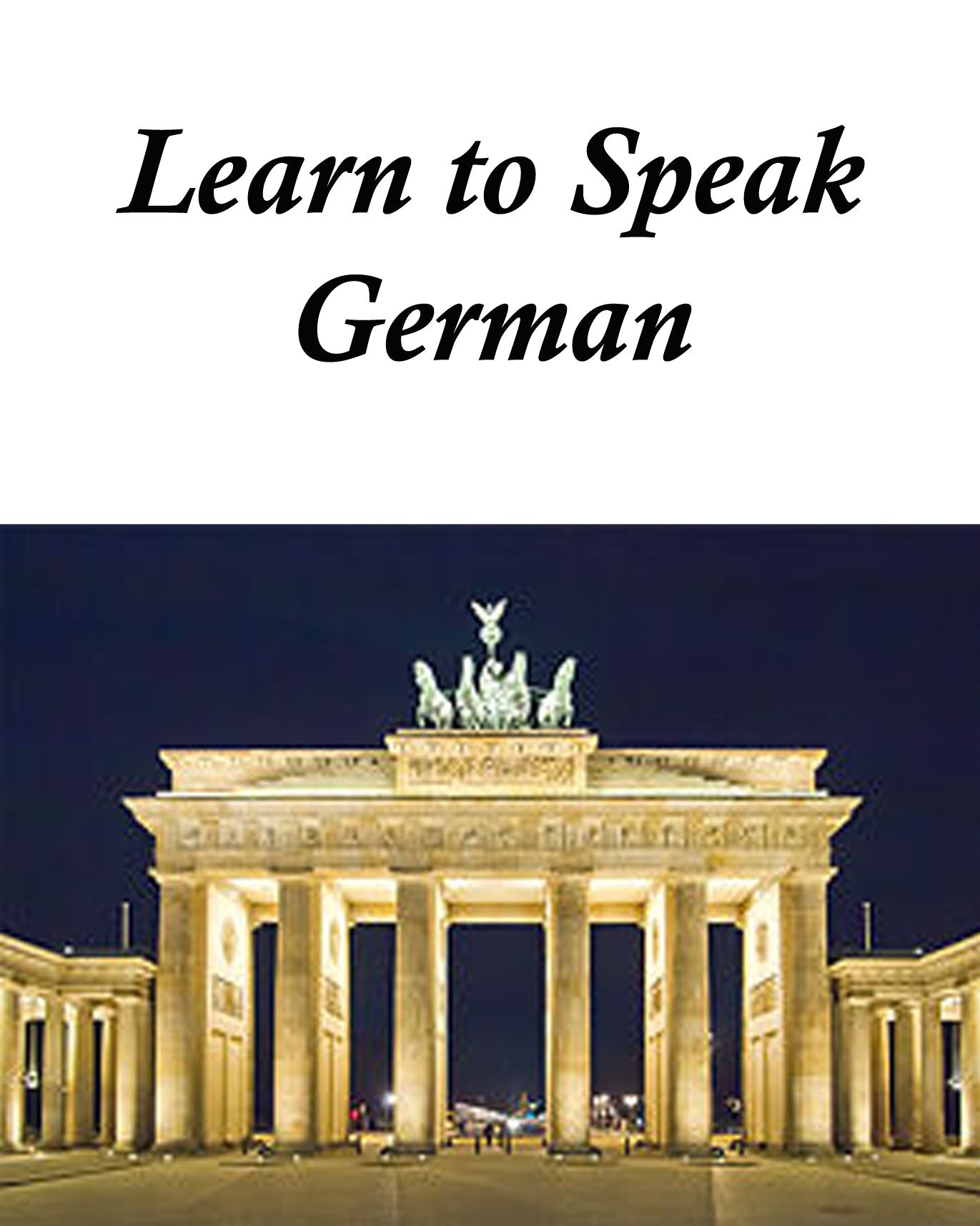 Learn to Speak German