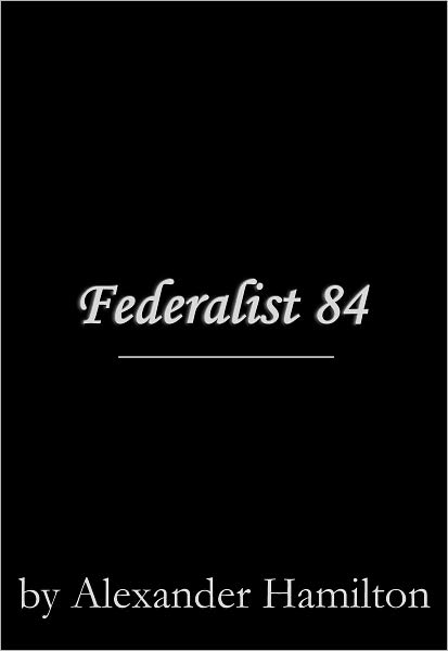 Federalist 84