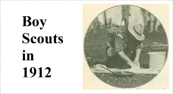 Boy Scouts of America in 1912