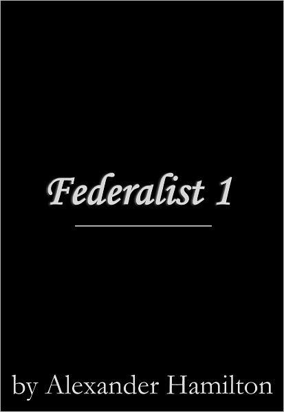 Federalist 1