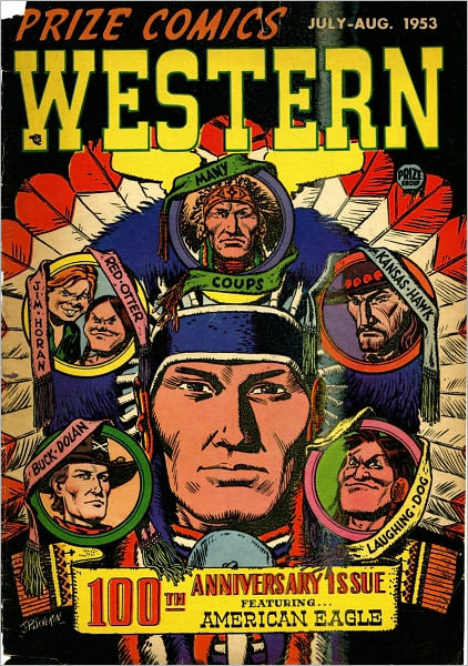 Prize Comics Western Number 100 Western Comic Book