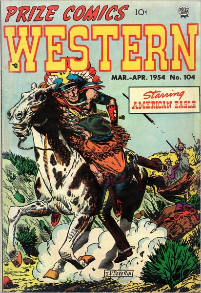 Prize Comics Western Number 104 Western Comic Book