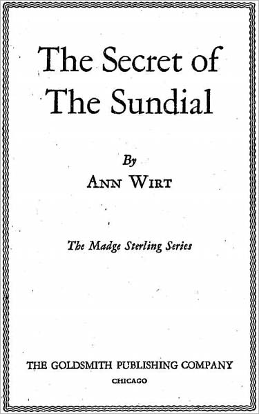 The Secret of the Sundial