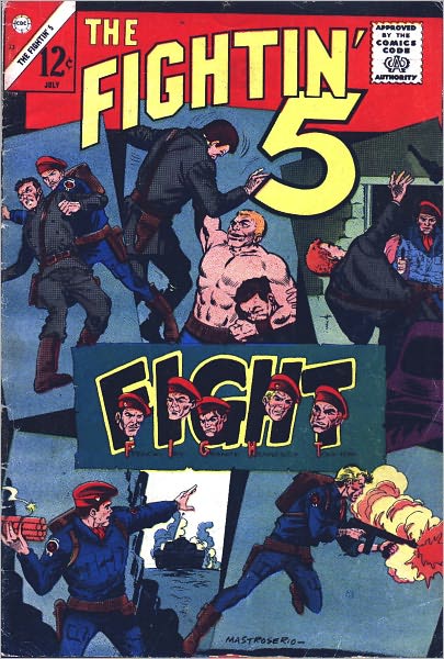 Fightin Five Number 33 Action Comic Book