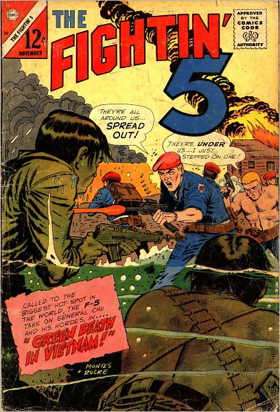 Fightin Five Number 35 Action Comic Book