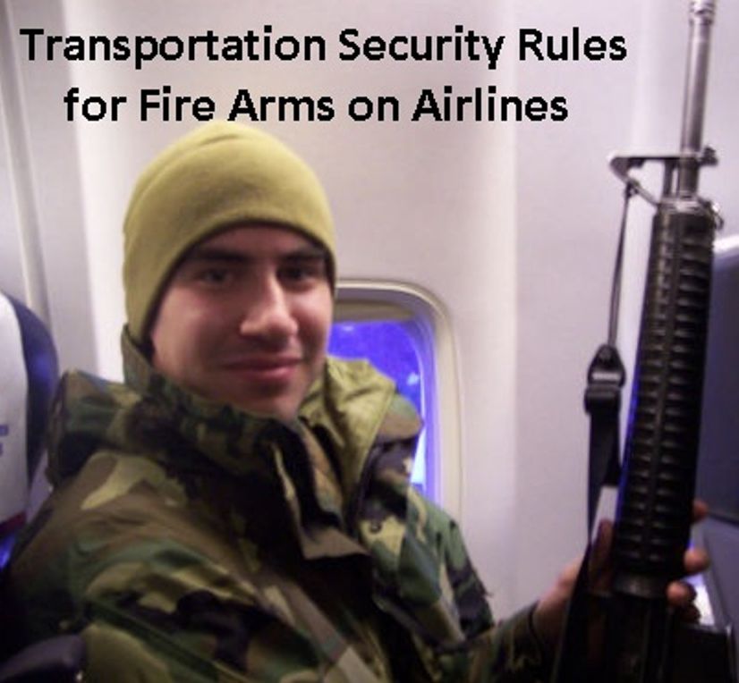 science fiction: Transportation Security Rules for Fire Arms on Airlines( sci fi, science fiction, Edgar rice Burroughs, space opera )