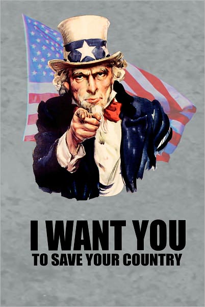 I Want You to Save Your Country