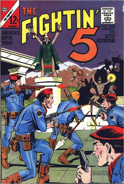 Fightin Five Number 29 Action Comic Book