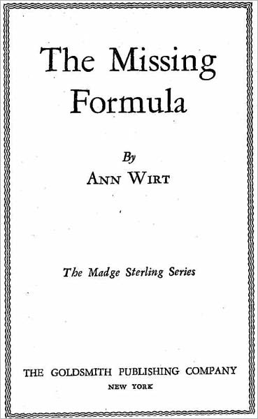 The Missing Formula