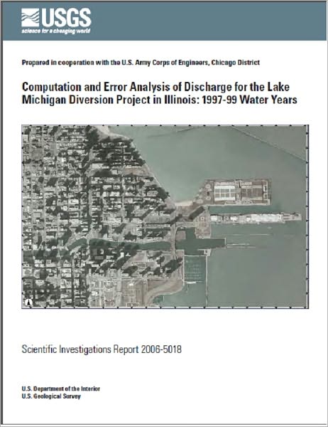Computation and Error Analysis of Discharge for the Lake Michigan Diversion Project in Illinois: 1997-99 Water Years