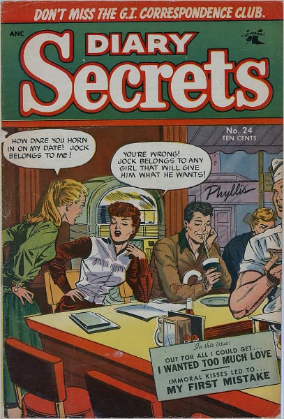 Diary Secrets Number 24 Love Comic Book