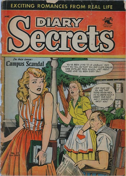 Diary Secrets Number 21 Love Comic Book