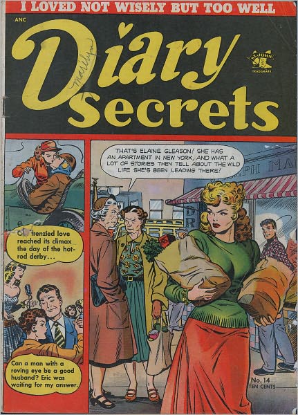 Diary Secrets Number 14 Love Comic Book