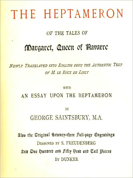 The Tales of the Heptameron, Vol. I. (of V.) [Illustrated]