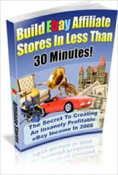Build eBay Affiliate Stores in Less Than 30 Minutes