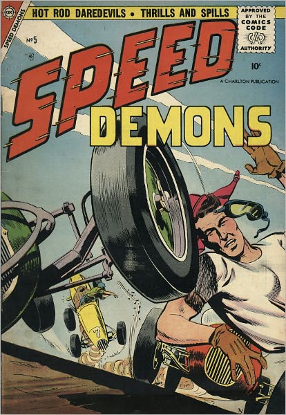 Speed Demons Number 5 Car Comic Book