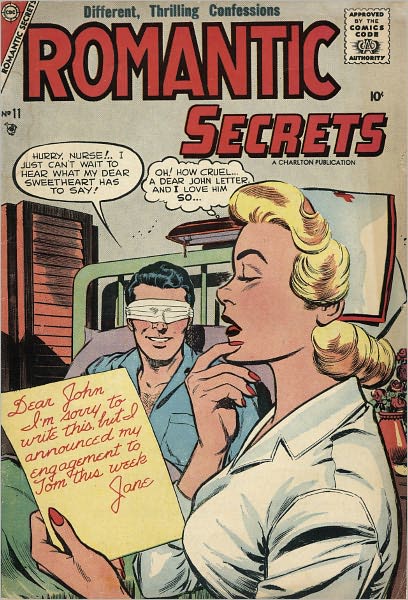 Romantic Secrets Number 11 Love Comic Book