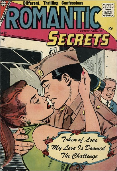 Romantic Secrets Number 12 Love Comic Book