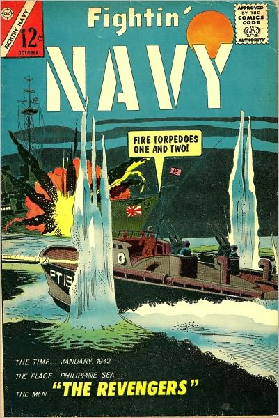Fightin Navy Number 117 War Comic Book