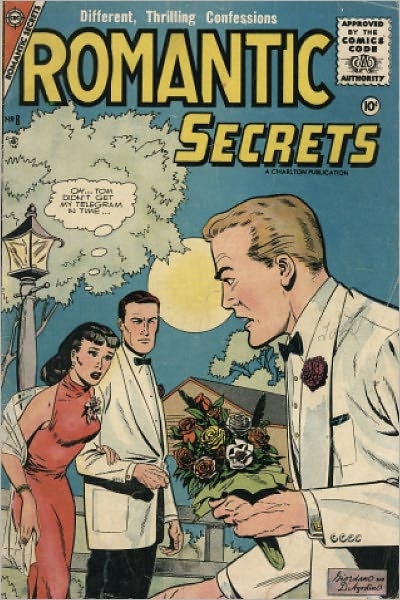 Romantic Secrets Number 8 Love Comic Book