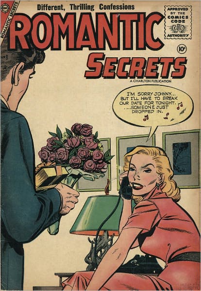 Romantic Secrets Number 9 Love Comic Book