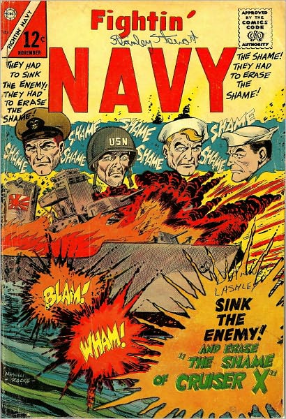 Fightin Navy Number 123 War Comic Book