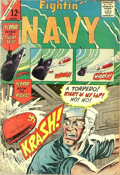 Fightin Navy Number 124 War Comic Book