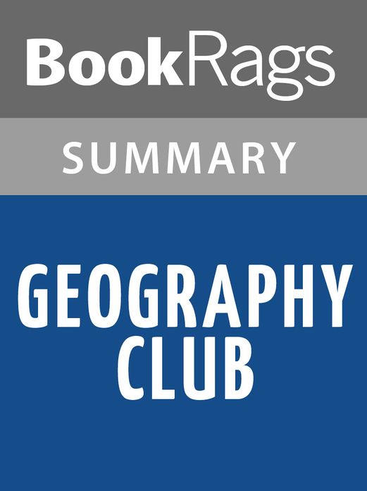 Geography Club by Brent Hartinger l Summary & Study Guide
